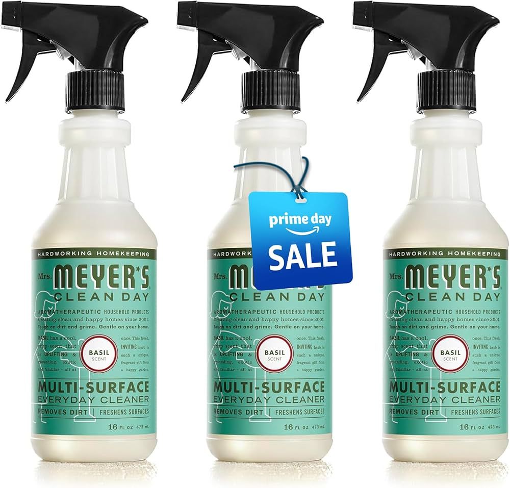 MRS. MEYER'S CLEAN DAY All-Purpose Cleaner Spray, Basil, 16 fl. oz - Pack of 3 | Amazon (US)