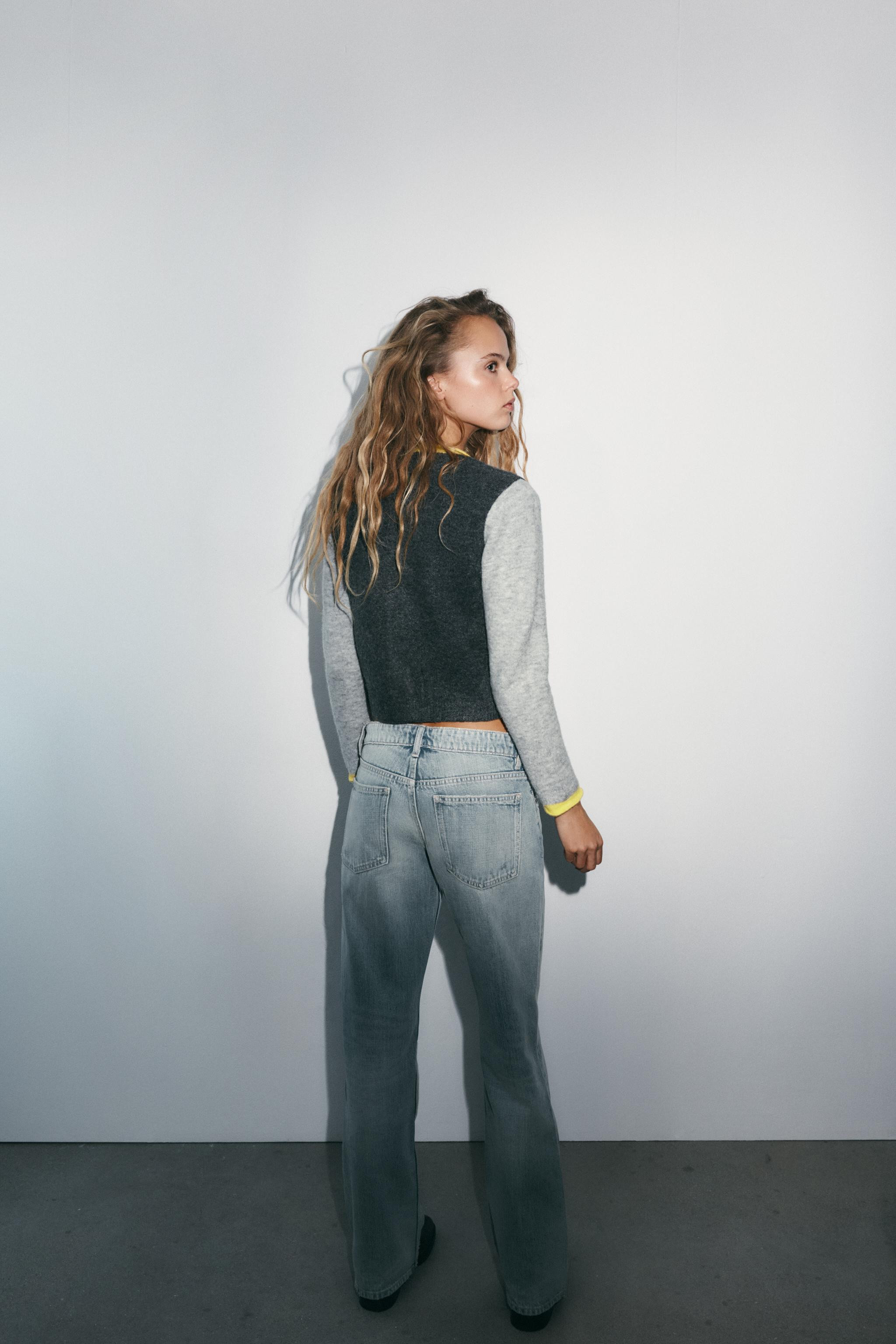 COLOR BLOCK CARDIGAN | Zara US