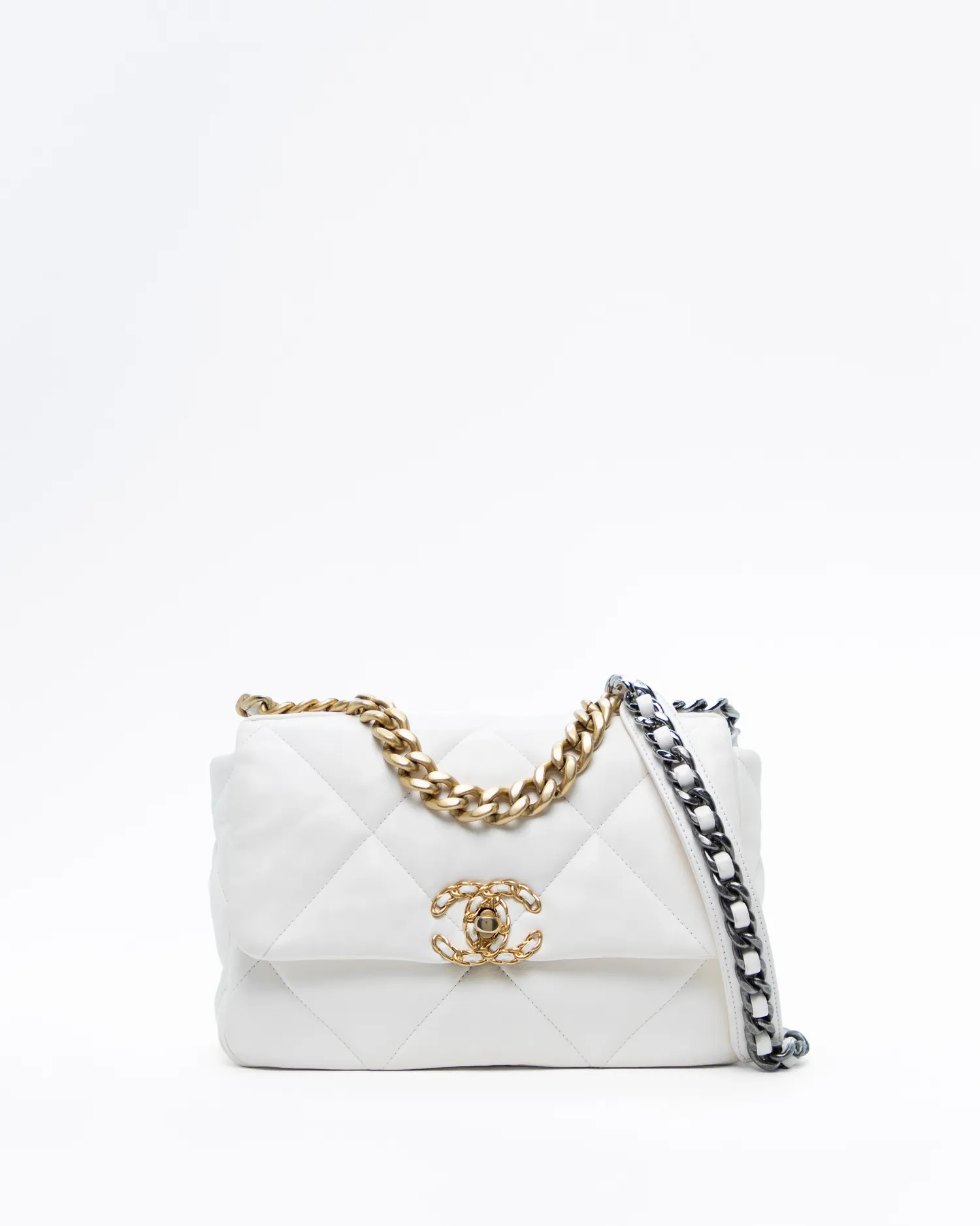 Lambskin Chanel 19 Flap Bag | Vivrelle