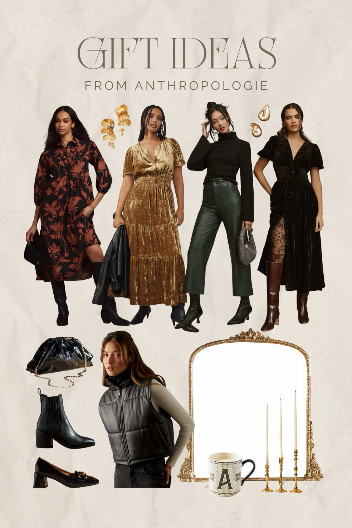 Anthropologie gift guide! From holiday party dresses to chic home decor, I’ve got you covered 🙌🏾

#LTKGiftGuide #LTKparties #LTKsalealert