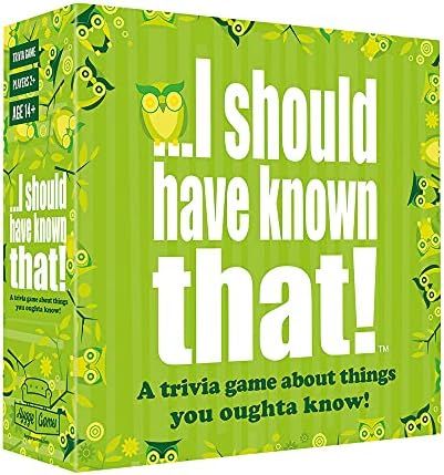 Hygge Games ...I should have known that! Trivia Game Green | Amazon (US)
