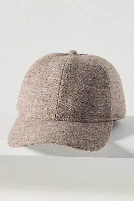 Wool Blend Tie-Back Baseball Cap | Anthropologie (US)