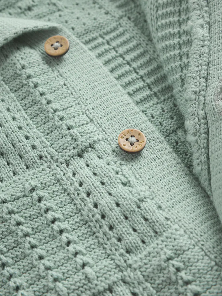 Green Sea Characters Knitted Baby Romper (0mths-3yrs) | Next US