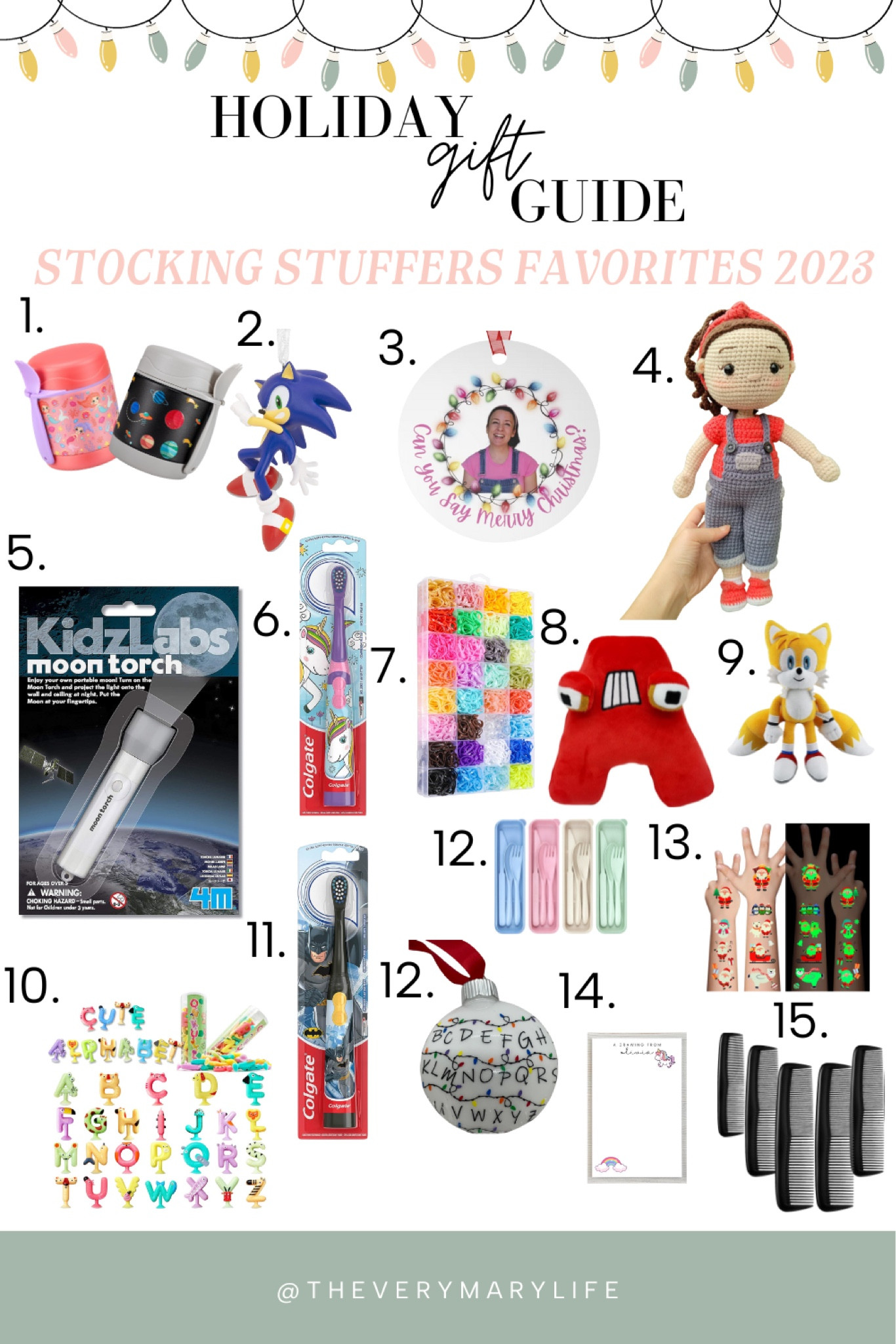 This is just a mixture of a few things. I am planning on putting in the kids stockings. Each usually gets a stuffed animal and then an ornament representing something they’ve loved this past year. Along with other fun things. 

#LTKfindsunder50 #LTKHoliday #LTKGiftGuide