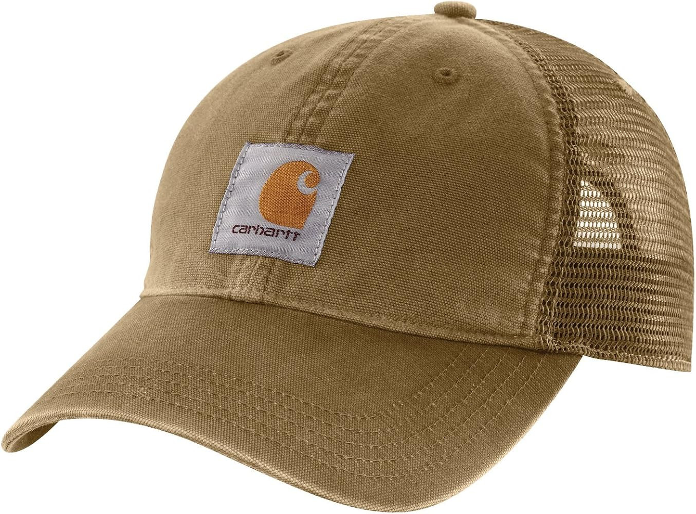 Carhartt Men's Canvas Mesh-Back Cap | Amazon (US)