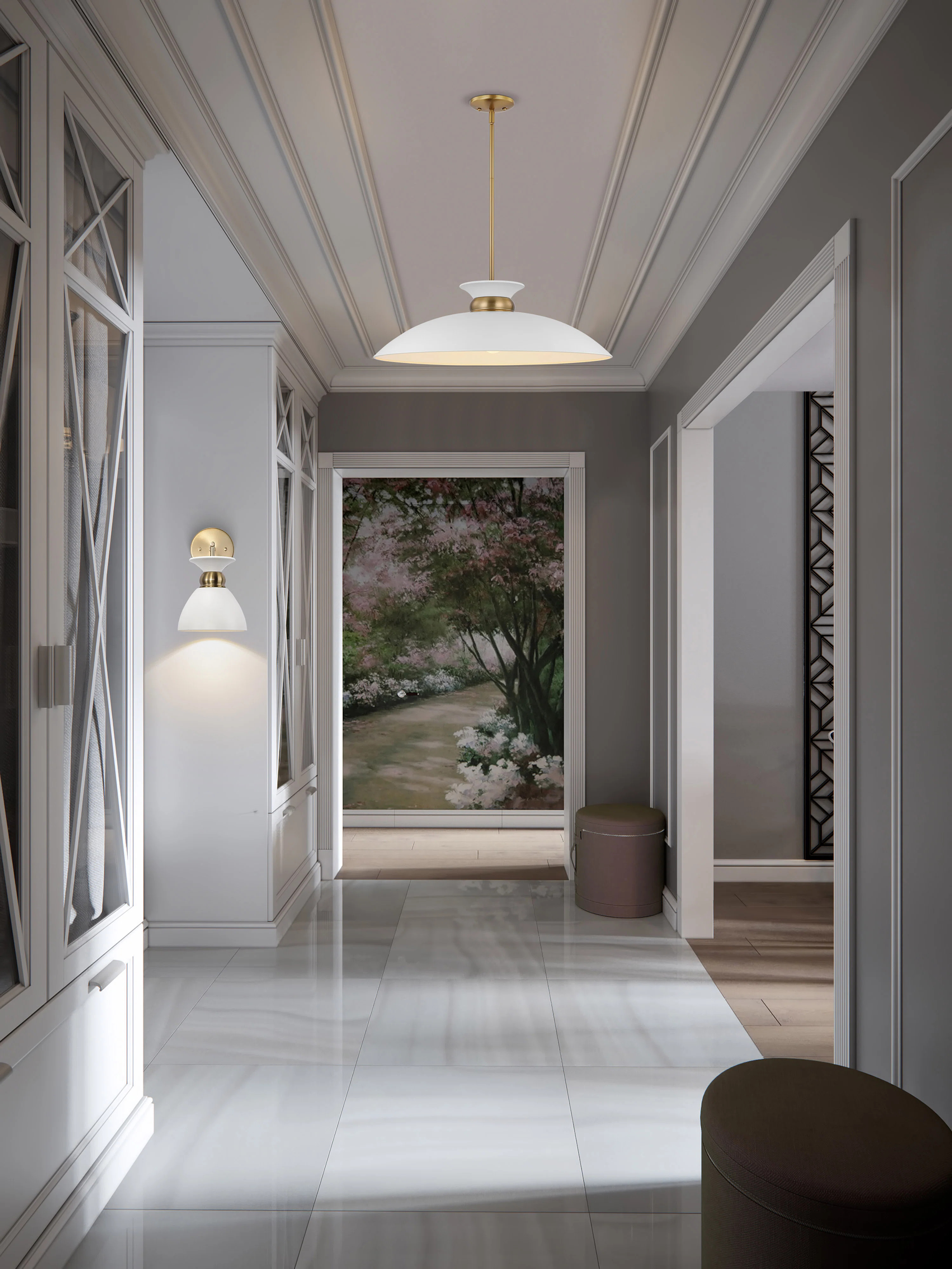 Etta Avenue™ Giles 1 - Light Single Dome Pendant & Reviews | Wayfair | Wayfair North America