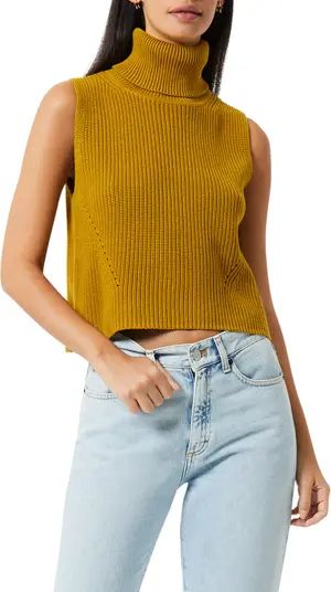 Ribbed Knit Sleeveless Turtleneck Sweater | Nordstrom