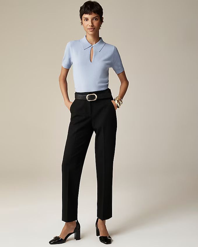 Kate straight-leg pant in bi-stretch cotton blend | J. Crew US