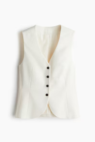 H & M - Suit Vest - White | H&M (US + CA)