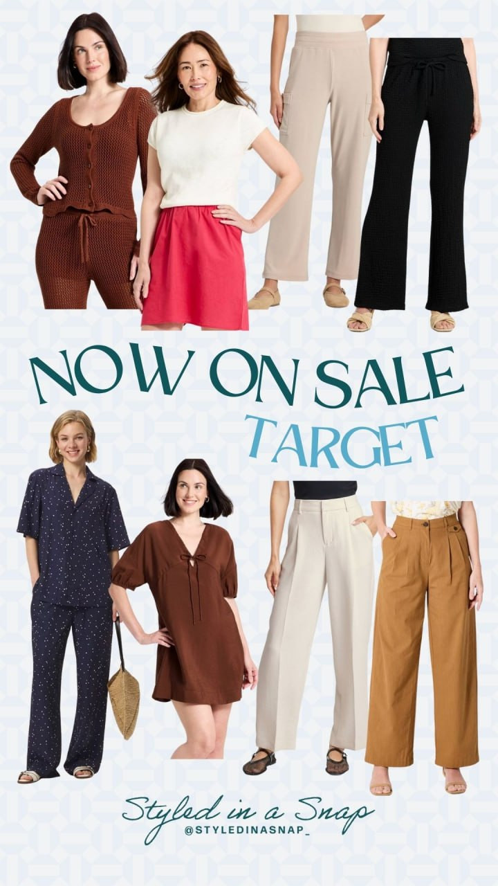Target now on sale 🚨 Cozy sets, tailored trousers, and easy dresses marked down for fall!

// Target Sale, Target Deals, Target Fashion Fall, Target Fashion Finds, Target Outfits Women
 

 #LTKootd #LTKSeasonal #LTKSaleAlert