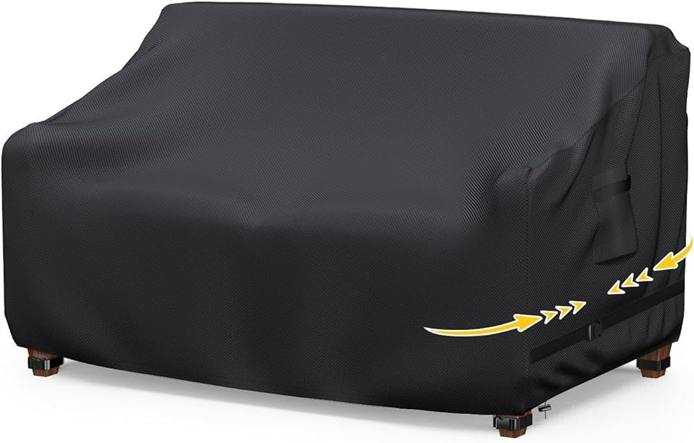 Outdoor Furniture Covers Waterproof, Gorpche 3-seater Outdoor Sofa Cover, Heavy Duty Lawn Patio F... | Amazon (US)