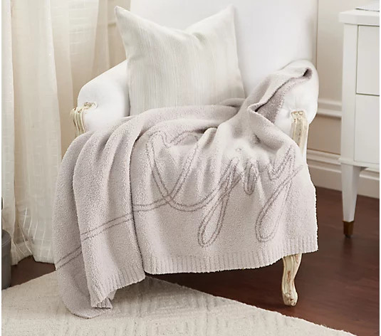 Barefoot Dreams CozyChic Heart Blanket 45" x 60" | QVC