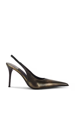 You-Wish Pumps in Black Gold | Revolve Clothing (Global)