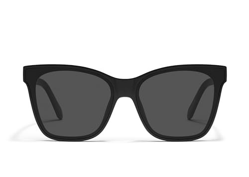 QUAY - Women's Sunglasses, Oversized Square Shades, UV Protected Lenses (After Party, Black/Black) | Amazon (US)