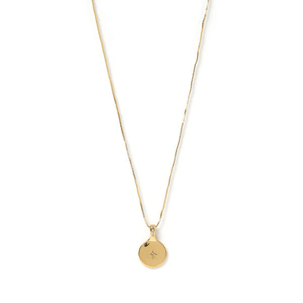 Angelo Gold Charm Necklace | Arms Of Eve