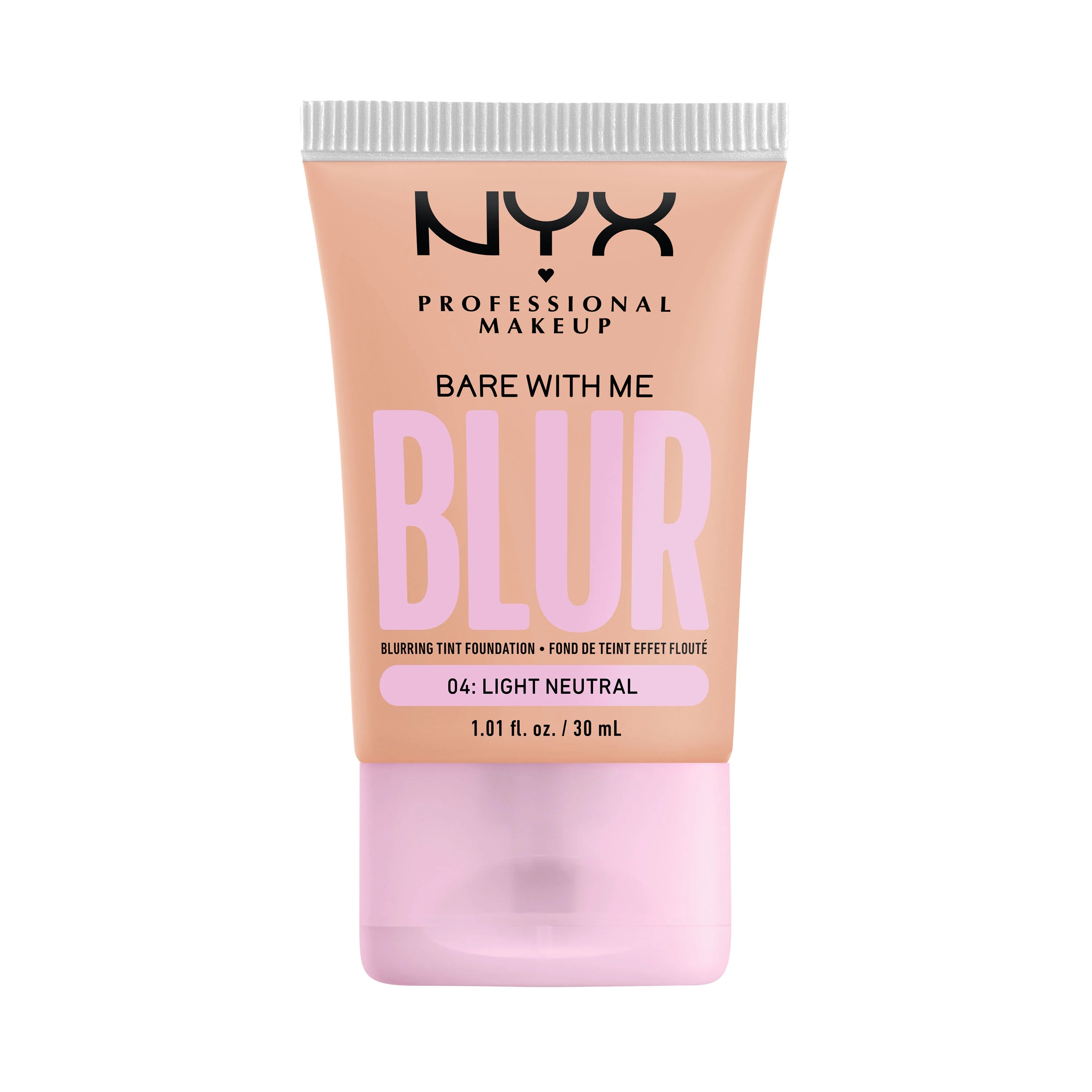 NYX Professional Makeup Bare with Me Blur Skin Tint Foundation, Medium Coverage, Light Neutral | Walmart (US)