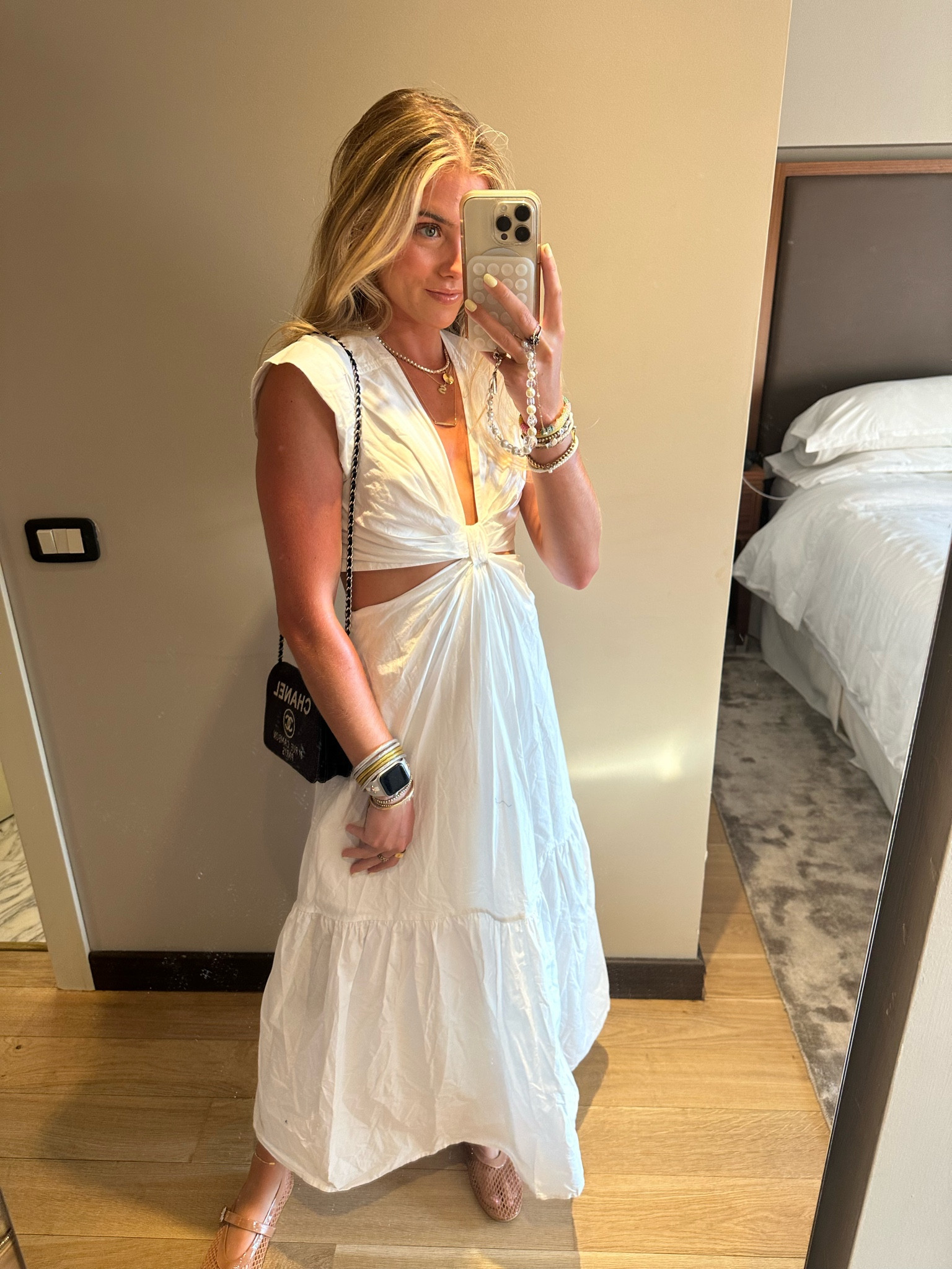 Vivrelle code SLOANEVOSEN. Alc maxi dress in white. Shoes are Amazon. #outfit #fashion #style #ootd #ootn #outfitoftheday #fashionstyle  #outfitinspiration #outfitinspo #tryon #tryonhaul#lookbook #outfitideas #currentlywearing #styleinspo #outfitinspiration outfit, outfit of the day, outfit inspo, outfit ideas, styling, try on, fashion, affordable fashion. 

#LTKItBag #LTKShoeCrush #LTKStyleTip