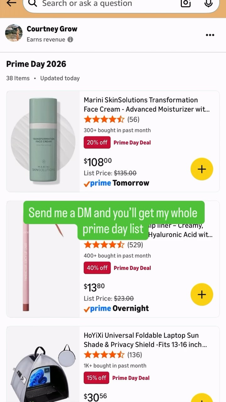 AMAZON PRIME DAY 

 
