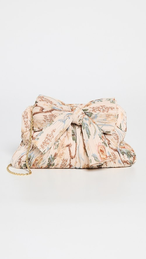 Rayne Pleated Frame Clutch with Bow | Shopbop