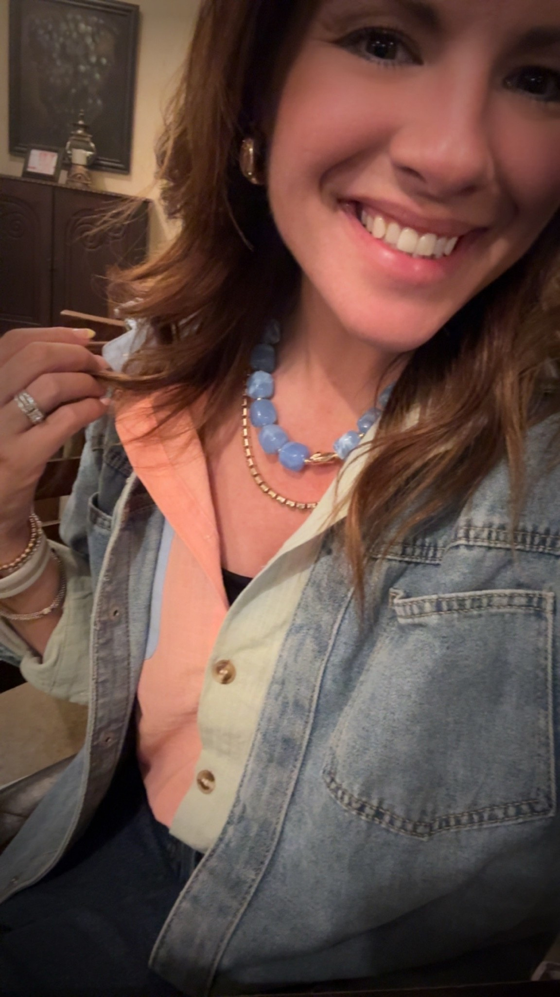 Viral necklace of the summer! Comes in a rainbow of colors! 

Wearing size small in top! 

Spring fashion | summer fashion | accessories | necklace | jewlery | inspo

#LTKootd #LTKU #LTKSeasonal
