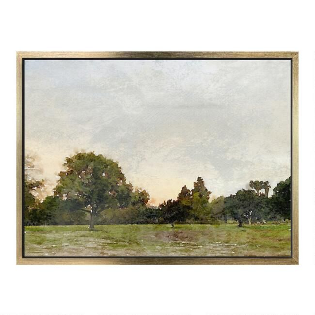 Quiet Place by  Irena Orlov Framed Canvas Wall Art | World Market