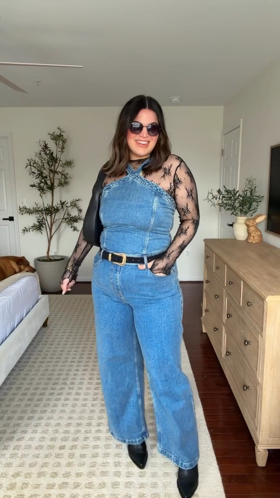 Midsize spring outfit idea for a country concert or music festival 🤠 Wearing my favorite strapless bandeau from @Truekind their spring sale is happening
now with up to 60% off, and you can use my code KELLYTK20 for an extra 20% off!

Sizes : 
Bandeau + panties - xl 
Lace top - xl 
Jumpsuit - large tall @abercrombie 
Boots - 10 wide calf 



#LTKootd #LTKMidsize #LTKFestival