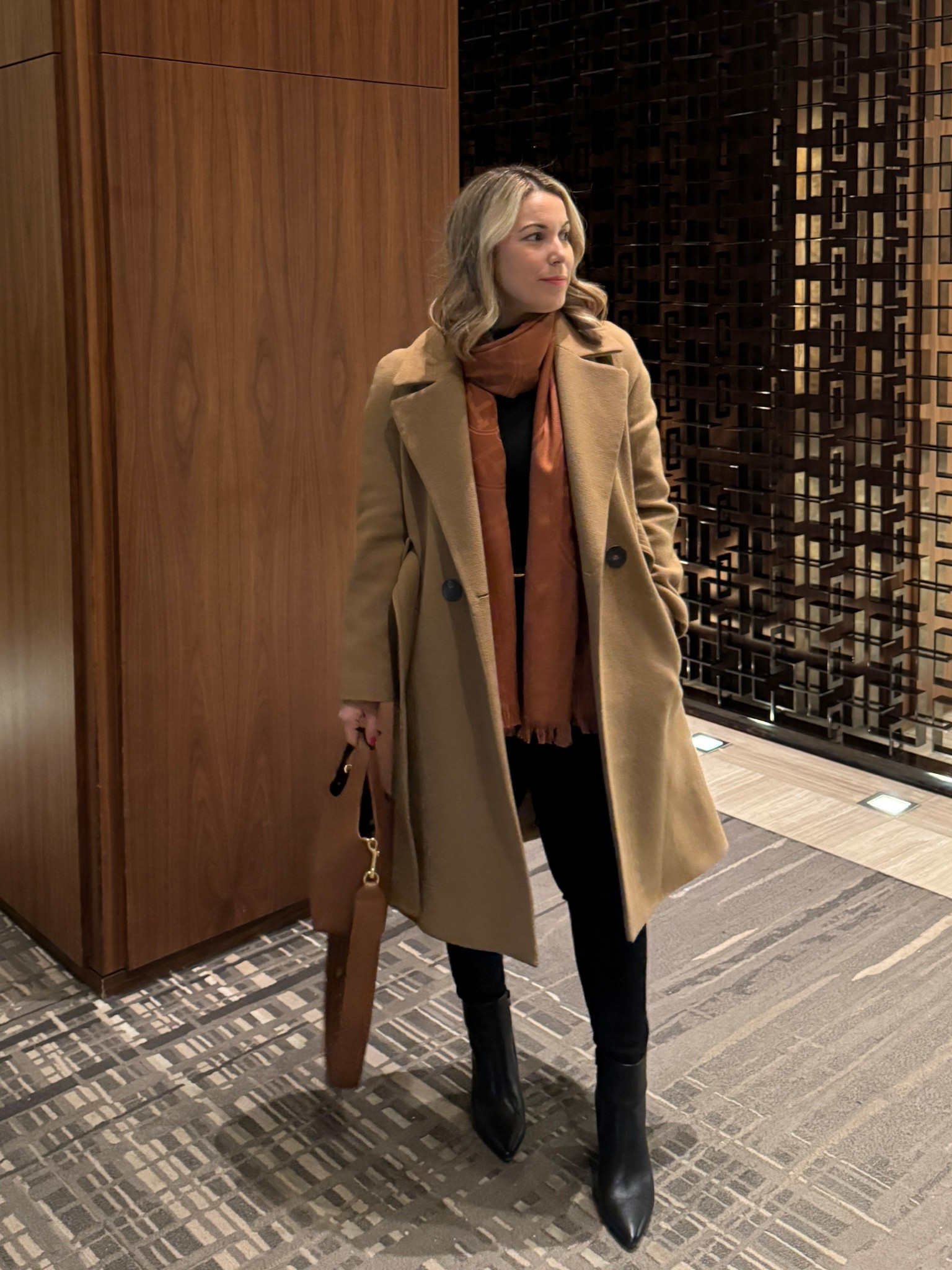 Canada Outfit Day 1
Scarf Hermes New Libris color Kraft
Cuyana color (no longer available)

#LTKFindsUnder100 #LTKTravel #LTKgrwm