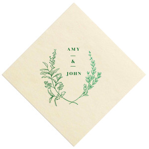 Floral Names Napkin | ForYourParty