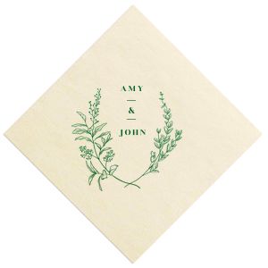 Floral Names Napkin | ForYourParty
