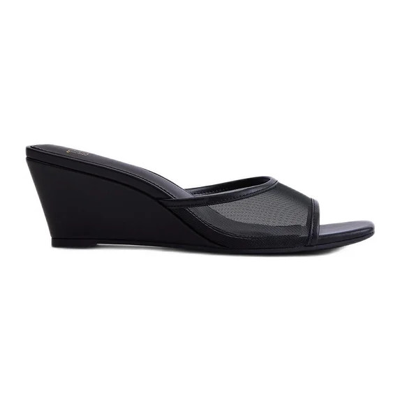 Time and Tru Women's Slip On Wedge Sandals | Walmart (US)