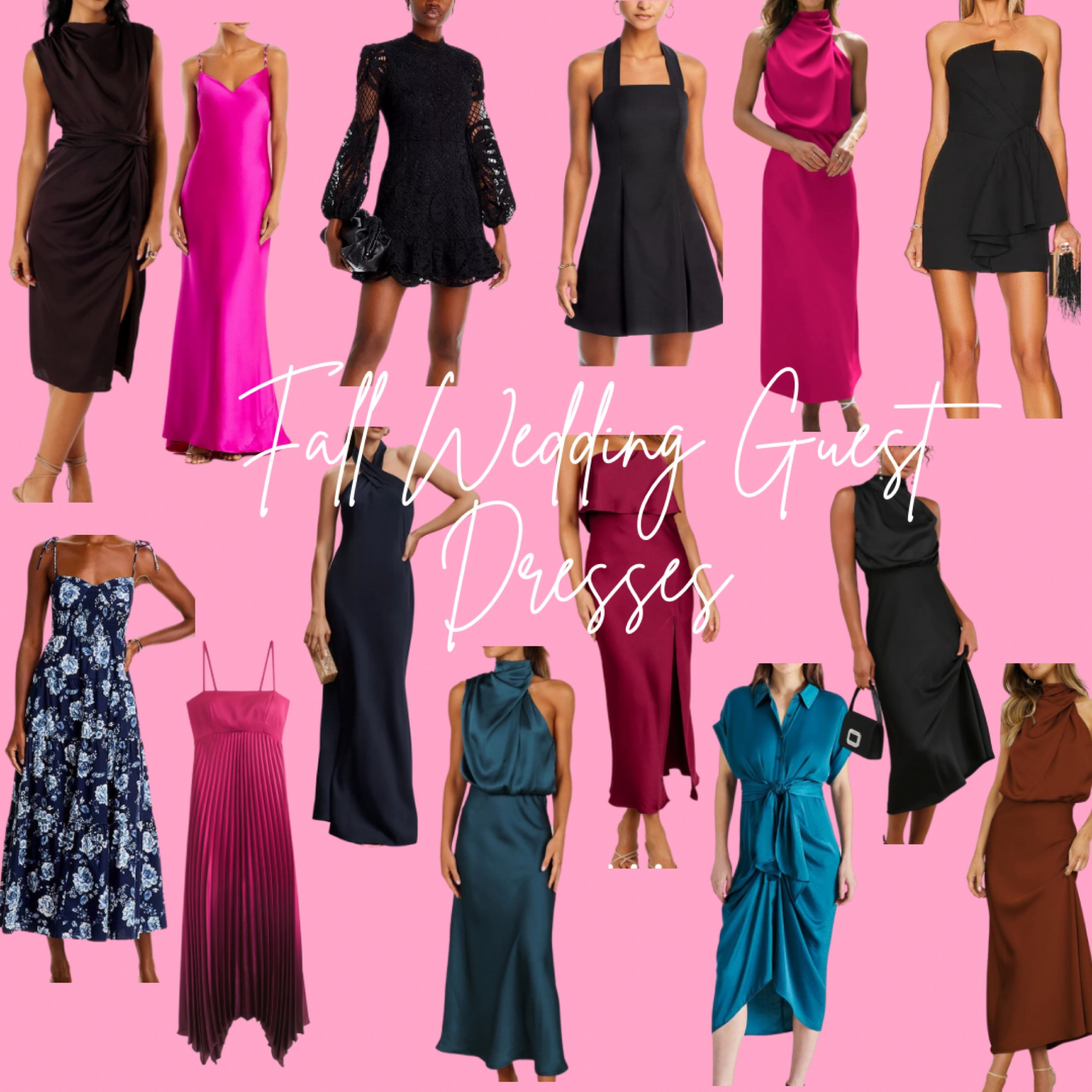 Loving these dress colors for fall !! 🤍
Most of these wedding guest dresses are under $200 🪩 

#LTKSeasonal #LTKFallSale #LTKWedding