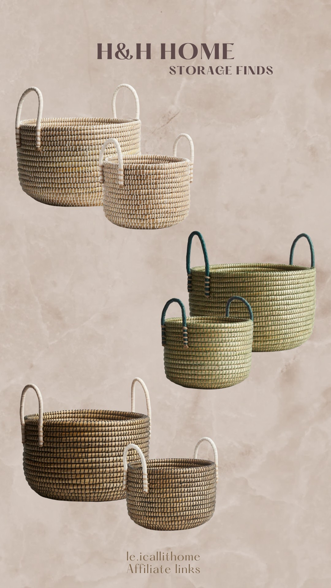 H&M 🌼🤎

Storage finds on SALE! ✨ Obsessed with these beautiful baskets!!! 

#LTKSaleAlert #LTKHome #LTKWatchNow
