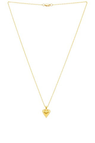 SOPHIE BUHAI Tiny Heart Pendant Necklace in 18k Gold Vermeil - Metallic Gold. Size all. | FWRD 