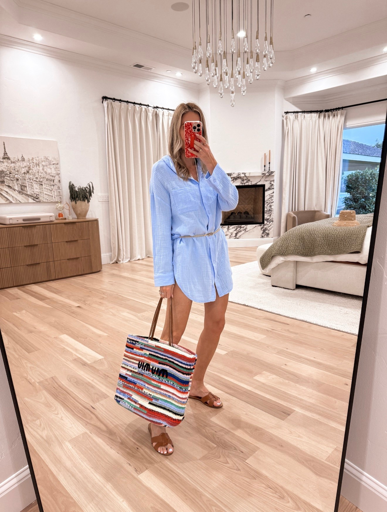 Loving this swimwear coverup. It is an oversized button down and I added a belt. Perfect for a beach vacation 

#LTKTravel #LTKOver40