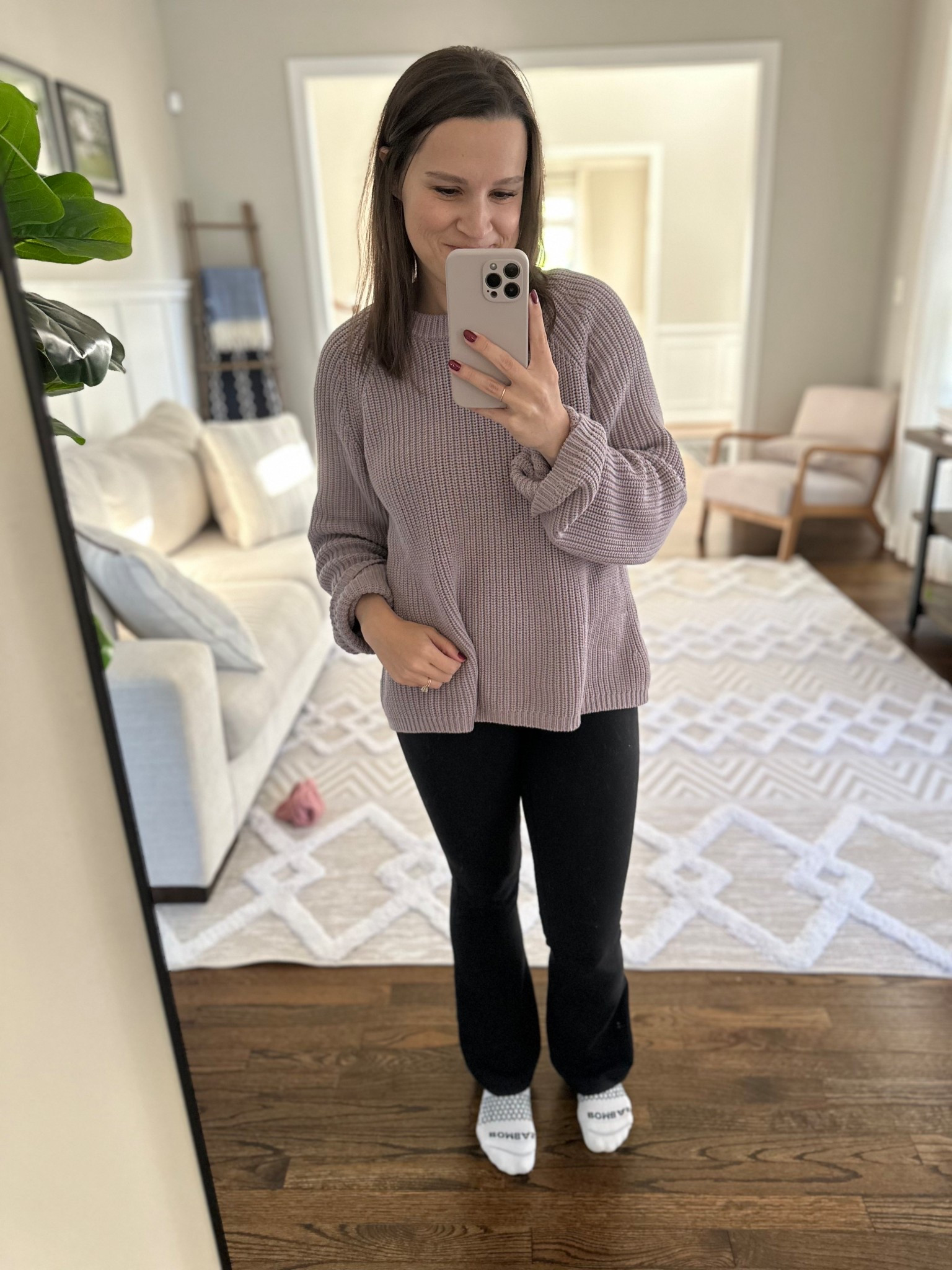 Obsessed with this sweater. It is so comfy and soft. This color is also a happy balance between neutral and color. Paired with my Amazon wide leg legging, I’m ready for the weekend!

#LTKStyleTip #LTKFindsUnder50 #LTKFamily