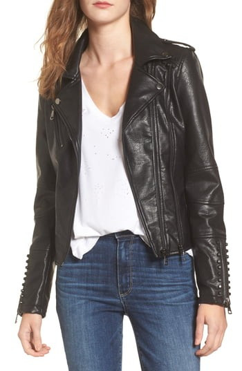 Women's Vigoss Studded Faux Leather Moto Jacket | Nordstrom