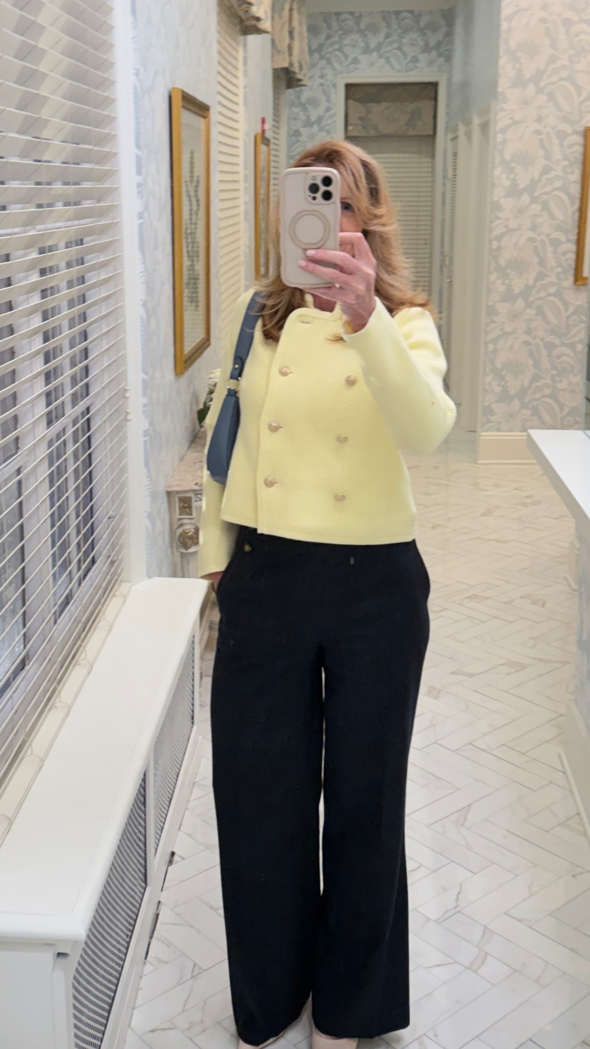 Love this sweater blazer for spring. The color is beautiful. Wearing a small. It’s on sale! 

#LTKootd #LTKMothersDay #LTKWorkwear