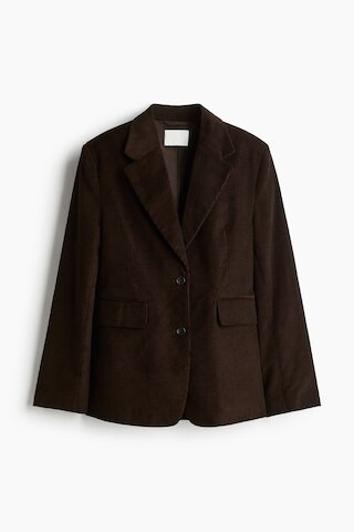 H & M - Blazer en velours côtelé - Chocolat | H&M (FR, IT, ES, PT, BE)