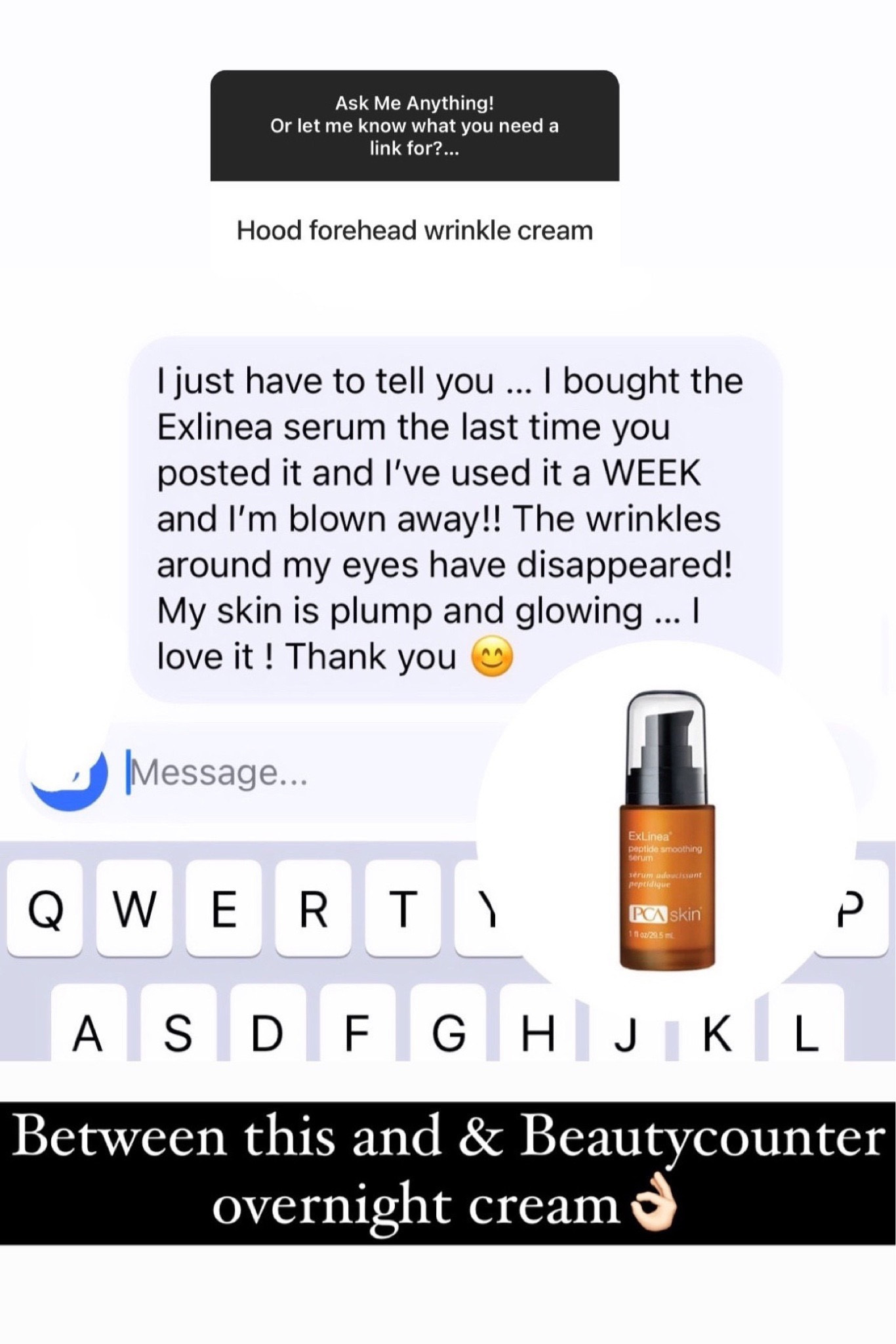 Forehead wrinkle fighting anti aging skincare 
Pregnancy safe 

#LTKbeauty #LTKFind