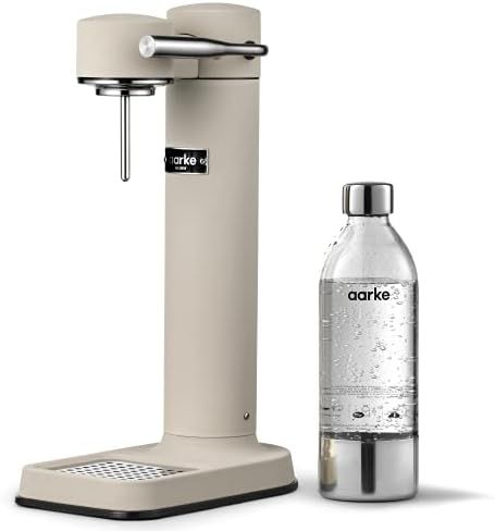 Aarke - Carbonator III Premium Carbonator/Sparkling & Seltzer Water Maker with PET Bottle (Sand) | Amazon (US)