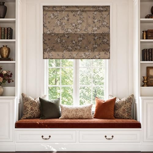 StangH Khaki Cordless Roman Shades for Windows, W36 x L64, 1 Panel | Amazon (US)