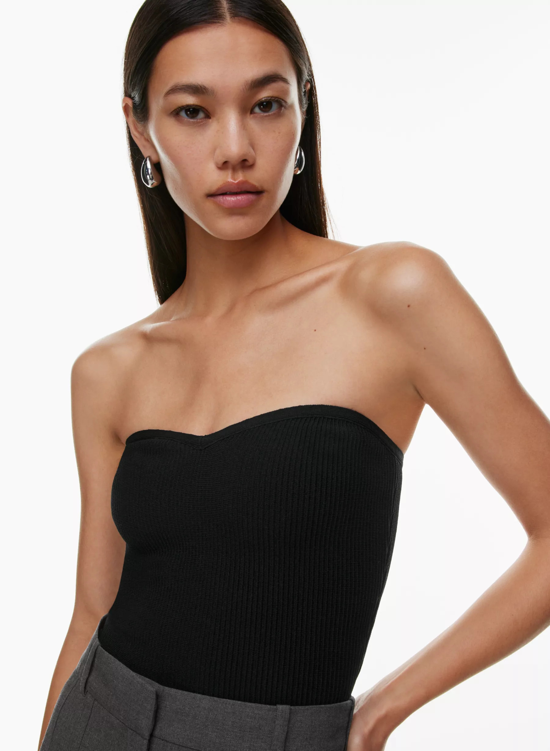 SCULPT KNIT SWEETHEART TUBE TOP | Aritzia
