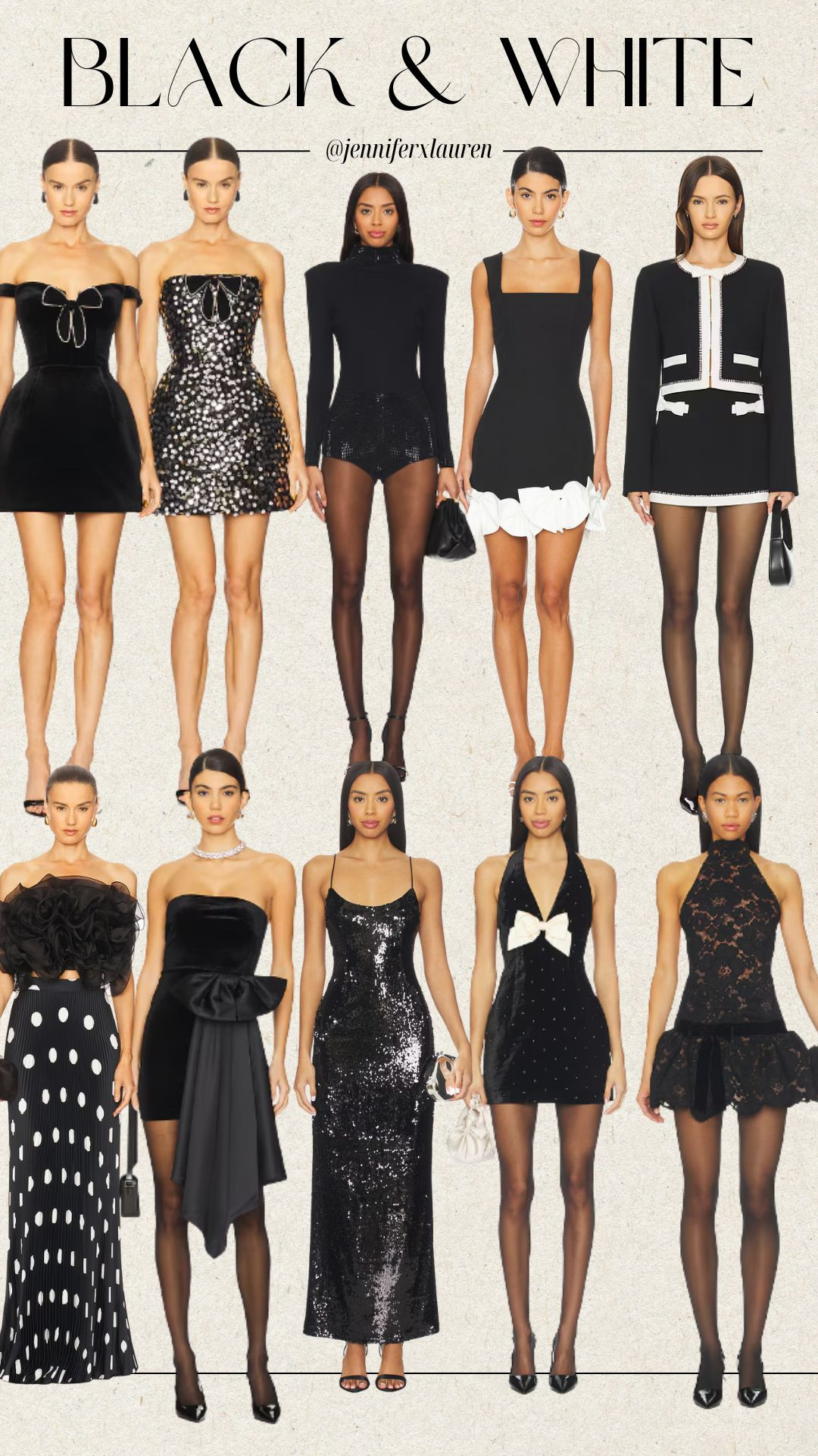 Black and white holiday looks 

revolve sale 20% off, holiday party, black dress, christmas party 

 #LTKHoliday #LTKFindsUnder50 #LTKFindsUnder100