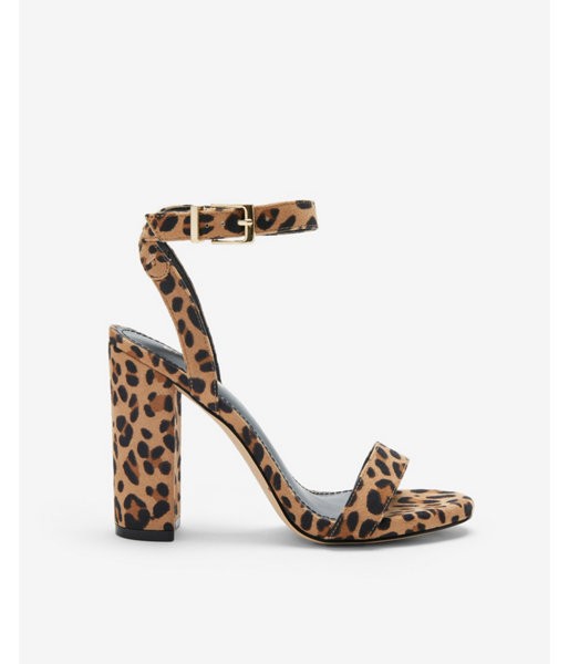 Express Womens Leopard Essex Heel | Express