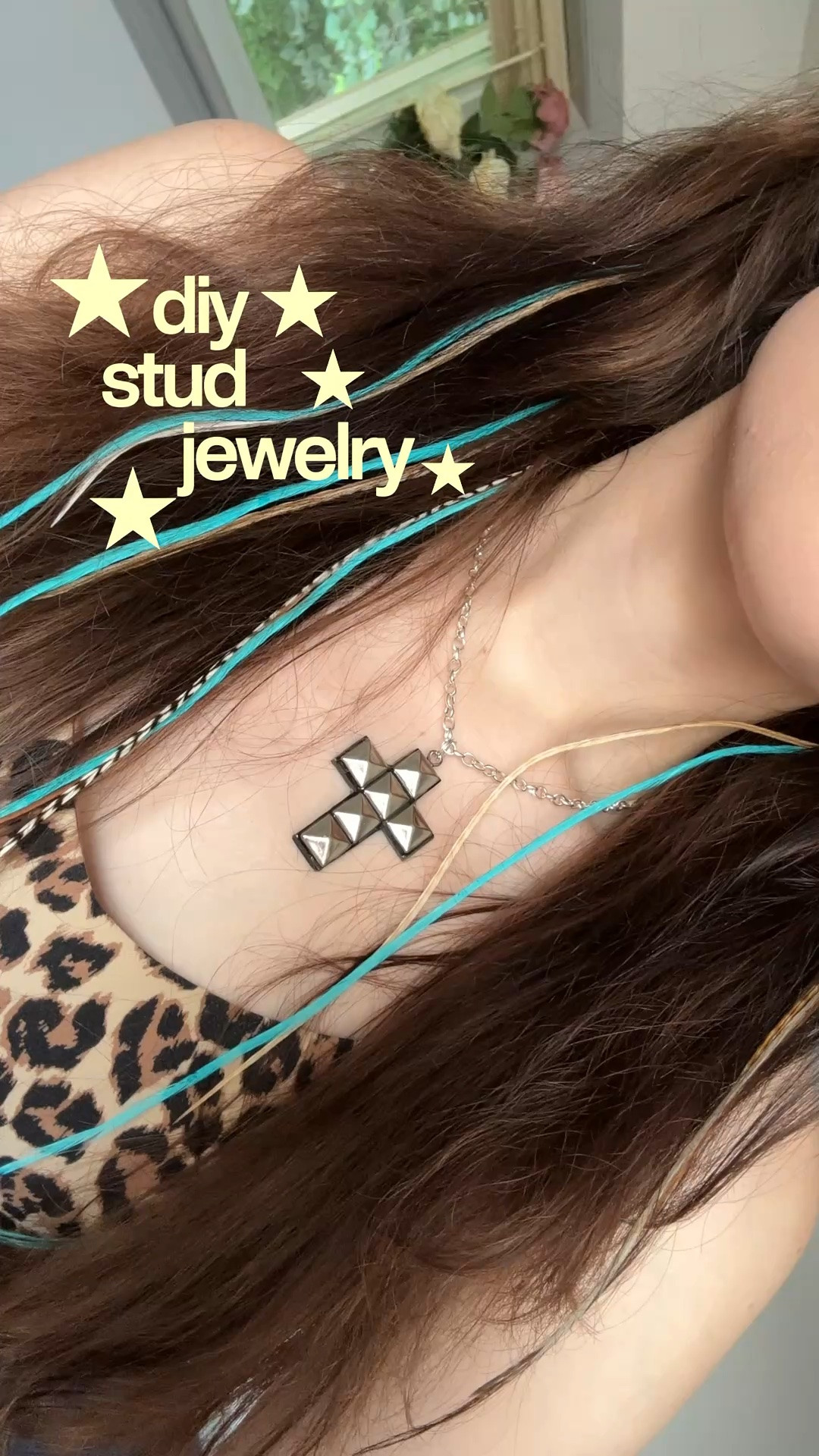 diy studded cross necklace - made this for a @Kesha concert last night! (I can do a more in depth tutorial but it's just @Sculpey clay and studs it's not that hard 💀)

#LTKootd #LTKvlog #LTKgrwm