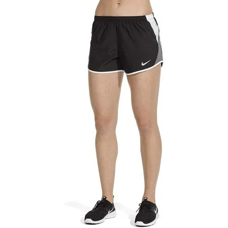 Nike Women s Dry 10K Running Shorts Black/White/Dark Grey/Wolf Grey X-Small | Walmart (US)