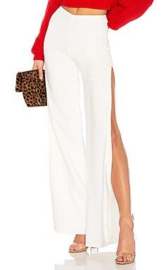 Lovers and Friends Take It Higher Pant in Ivory from Revolve.com | Revolve Clothing (Global)