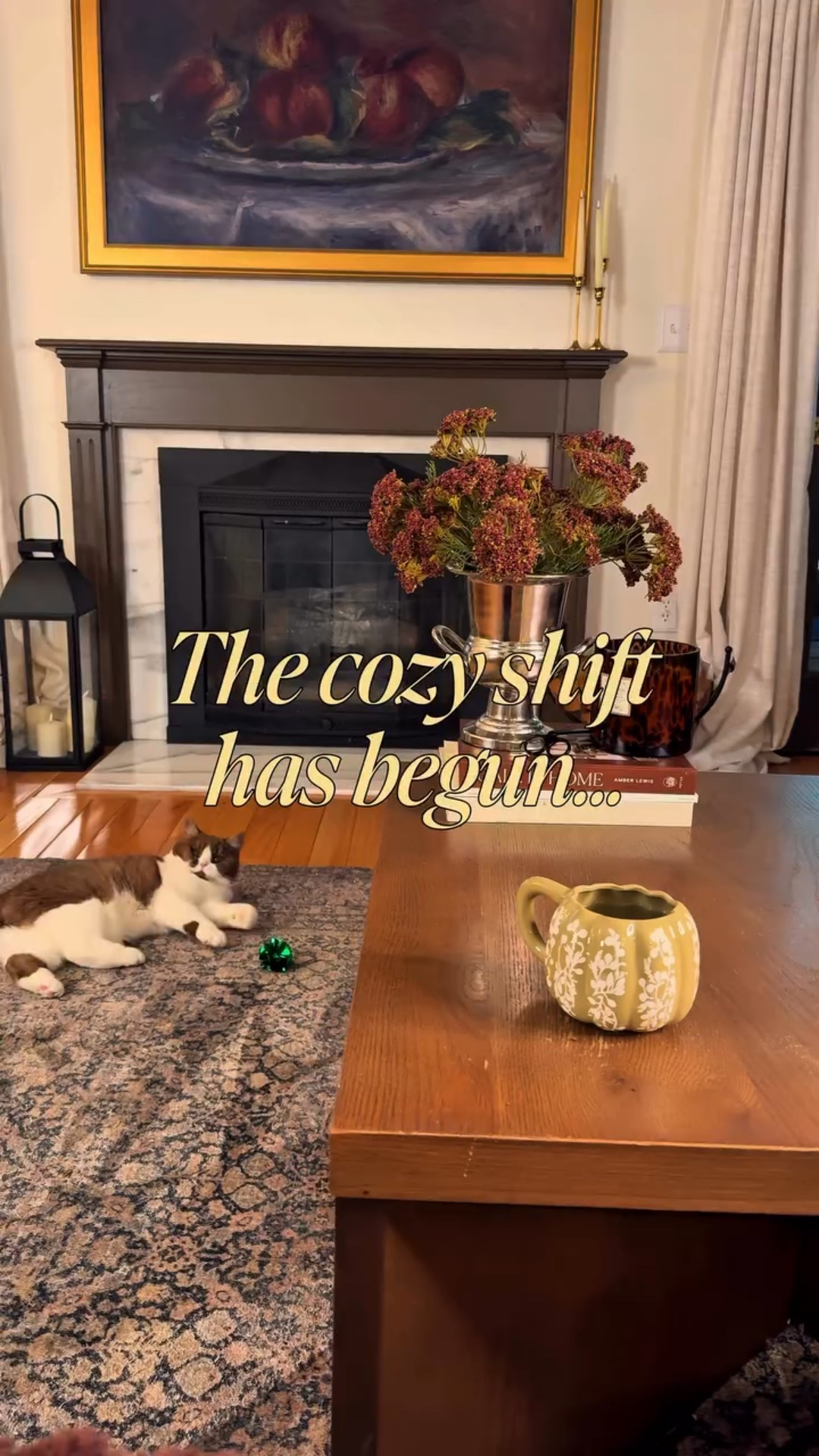 If cozy corners, seasonal swaps, and a little whimsy are your vibe → you’re in the right place. 🍂✨🥧🕯️🏡

#homewithem #cozy #cozyfall #falldecor #cozyseason #howihome #ltkhome #cozyhomeshots #fallhomedecor #whimsicalhome