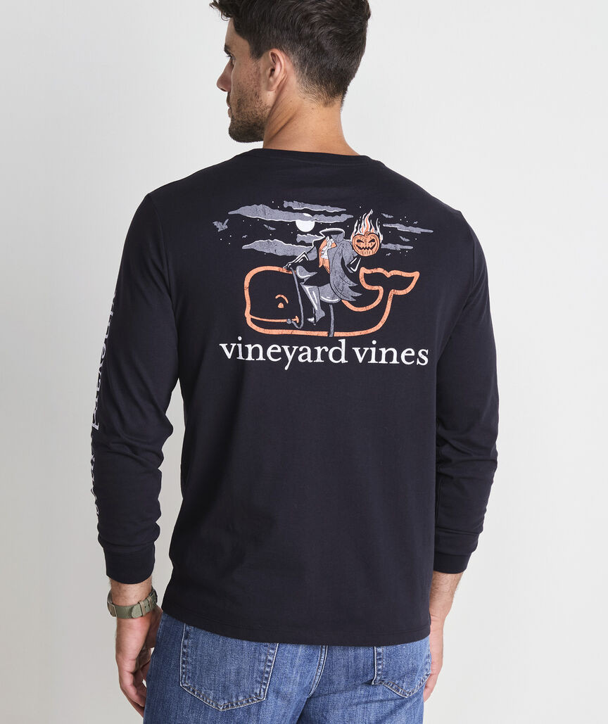 Headless Horseman Whale Long-Sleeve Pocket Tee | vineyard vines