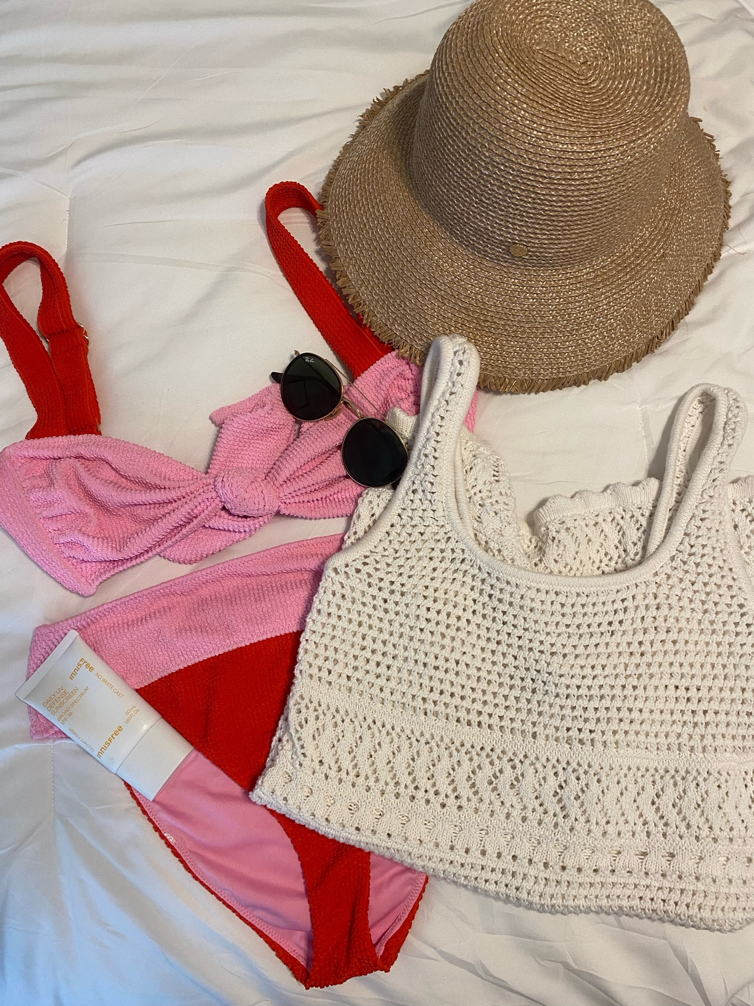 Summer essentials 🎀🏖️🌊🤍
Cover up on sale!!! 

#LTKSwim #LTKSummerSales #LTKSeasonal